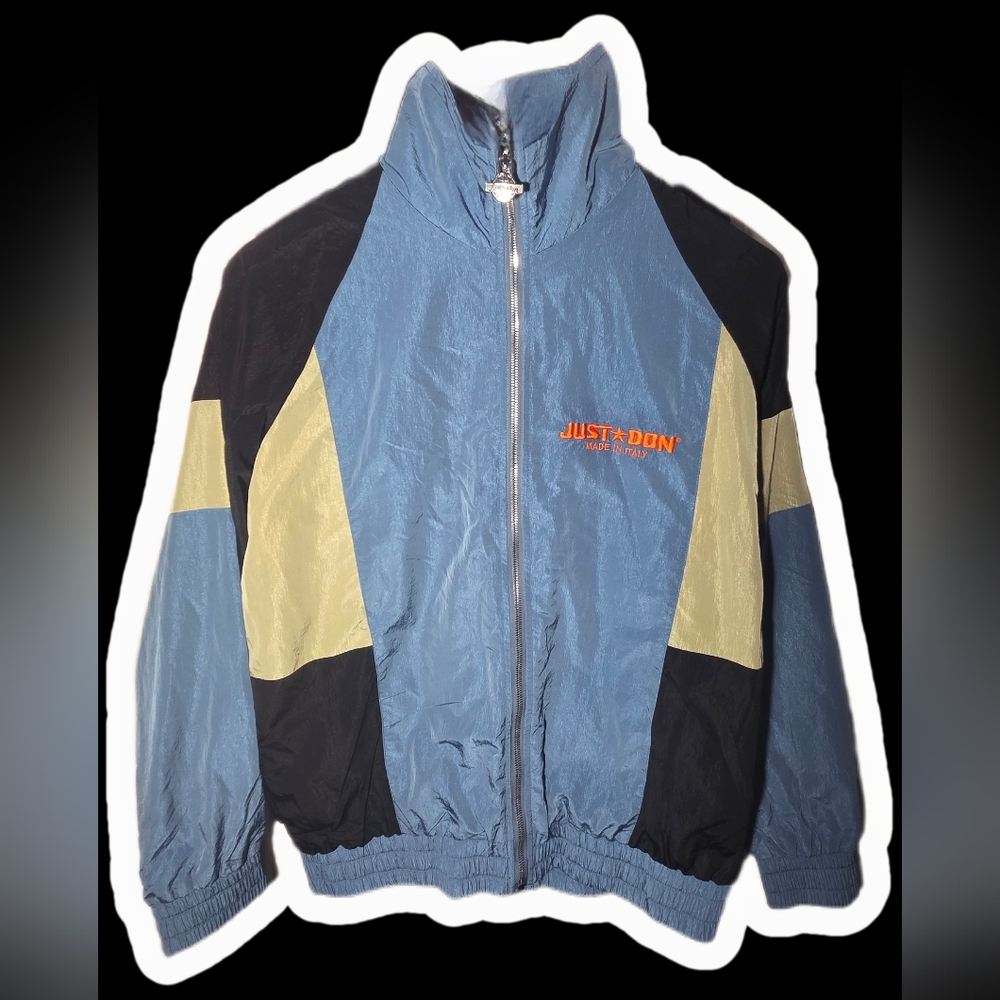 Just Don Colorblock Giubbino Uomo Tracksuit Jacket SIZE MEDIUM